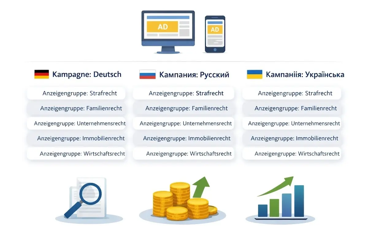 Google Ads адвокатское бюро